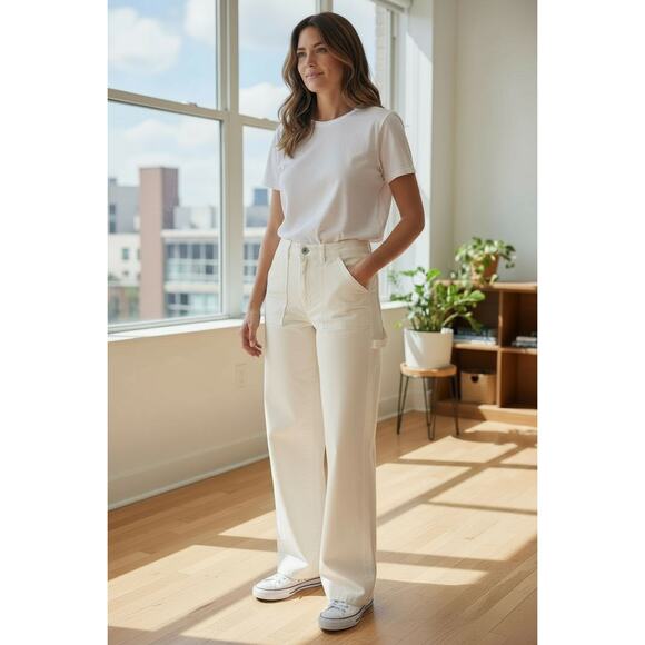 Nili Lotan Quentin Pant Stone Size 4 - Picture 2 of 8